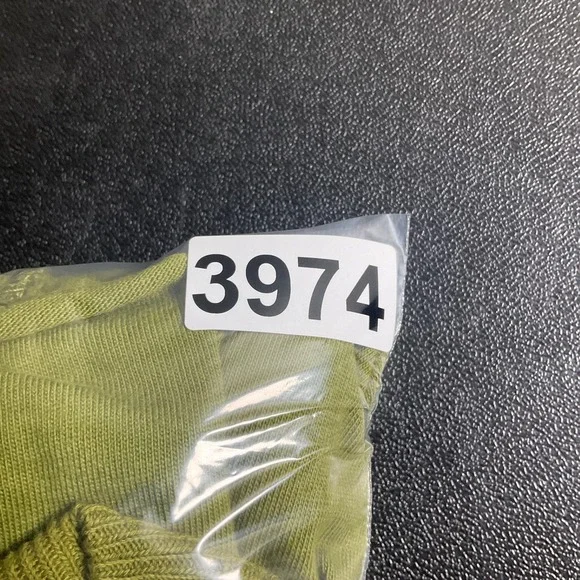 Free People FB Beach Maxi Dress Womens Sz L Green Puff Sleeve Brentwood Flowy - Picture 13 of 13